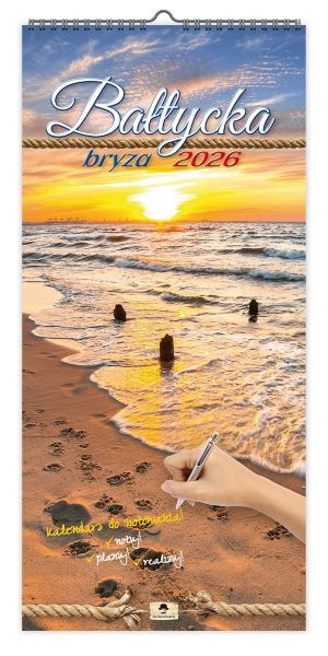 Kalendarz paskowy szeroki KPS V.4 Bałtycka bryza Pan Kalendarzyk